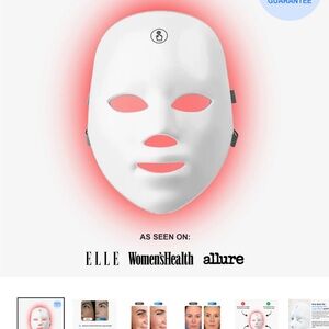 LED Light Therapy Mask - White
